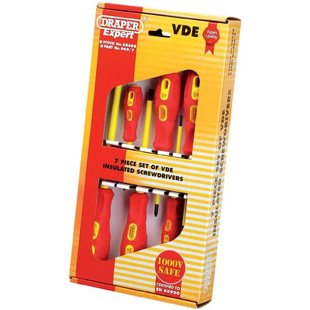 Draper 7 Piece Vde Screwdriver Set