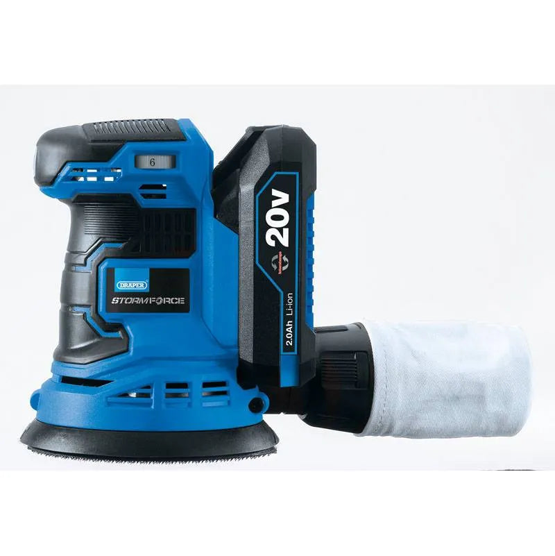 Draper Storm Force 20v Random Orbit Sander - Bare
