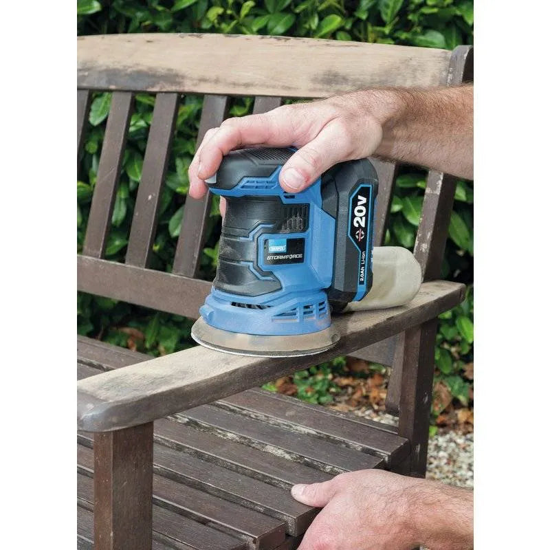 Draper Storm Force 20v Random Orbit Sander - Bare