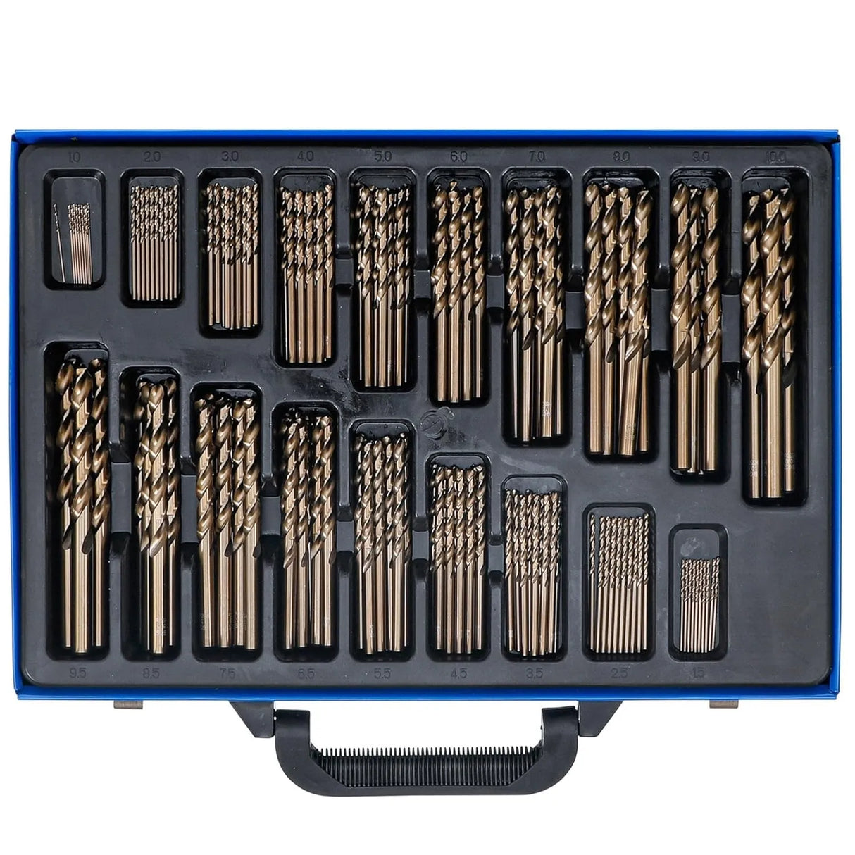 Vires HSS Cobalt Drill Bit Set 170pce 1-10mm