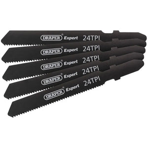 Draper DT118A 92mm Jigsaw Blade Set (5 Piece)