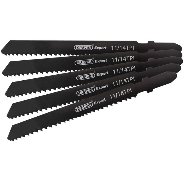 Draper DT118B Jigsaw Blade Set, 92mm (5 Piece)