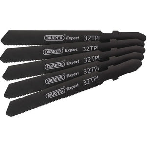 Draper DT118G 92mm Jigsaw Blade Set (5 Piece)