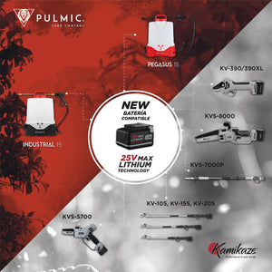 Pulmic 25v 2.5Ah Battery
