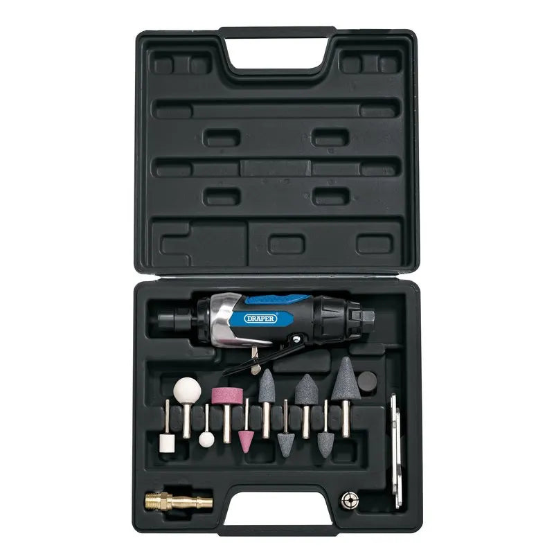 Draper Air Die Grinder Kit (15 Piece)