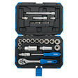 Draper Metric Socket Set, 3/8" Sq. Dr. (34 Piece)