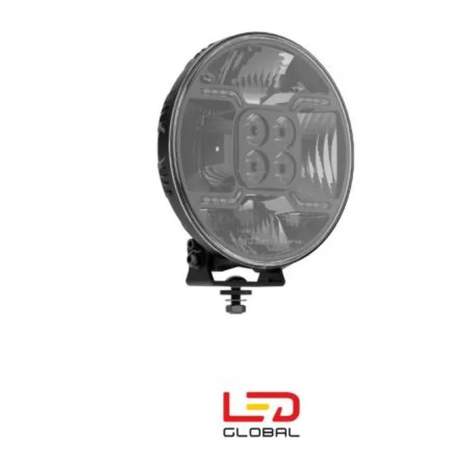 LED Global 9" 160W Driving Light with Dual Park Lights - LG931