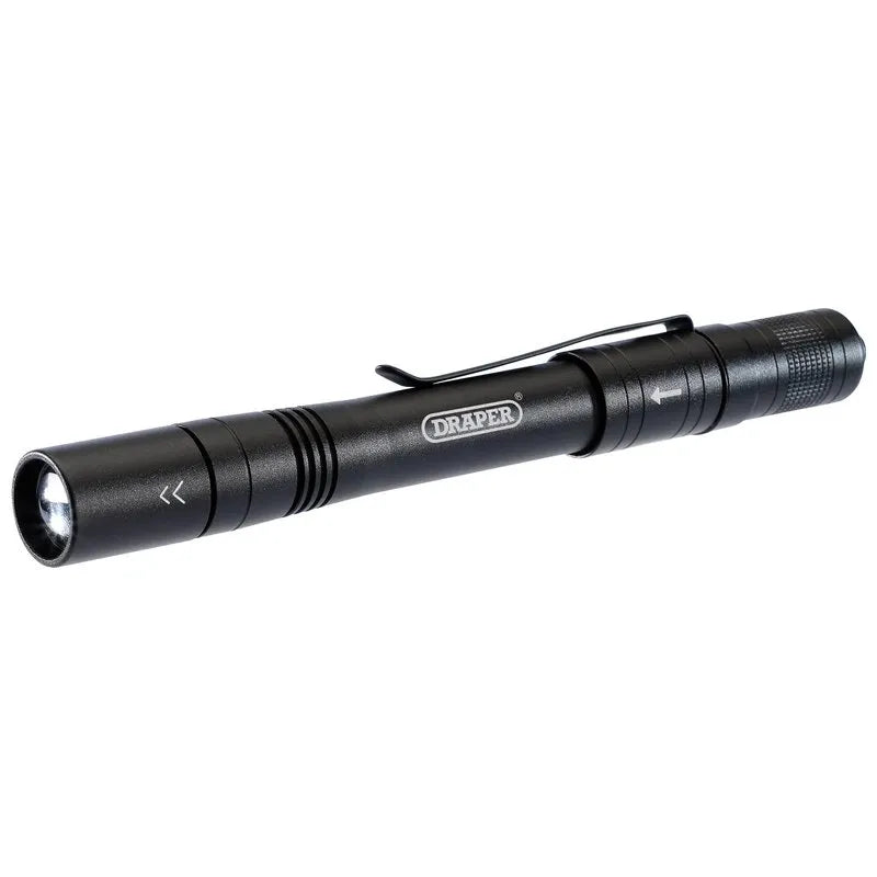 Draper LED Rechargeable Aluminium Penlight 1W