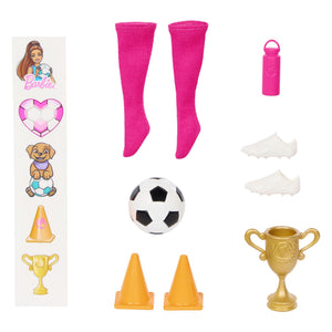 Barbie Team Roll & Reveal Football Player Set