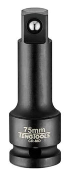 Teng Tools 1/2'' Impact Extension Bar 75mm - Chrome Molybdenum Power Tool Accessory | 920020AN