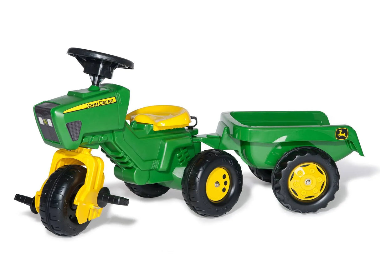 Rolly Kids John Deere Pedal Tractor & Trailer