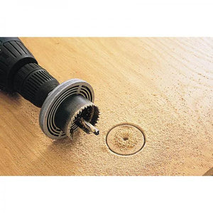 Draper 32 -63mm 7 Piece Hole Saw Kit Carbon Steel for Wood and Plastics