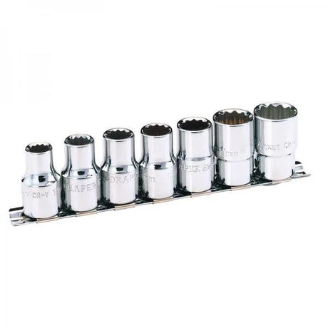 Draper 7 Piece Set of 1/2" Metric Sockets