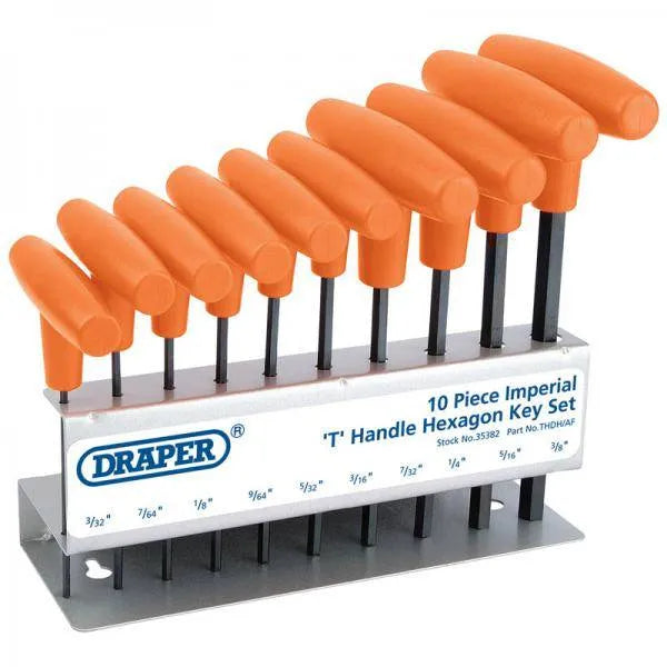 Draper AF Hex Key Set T-handle