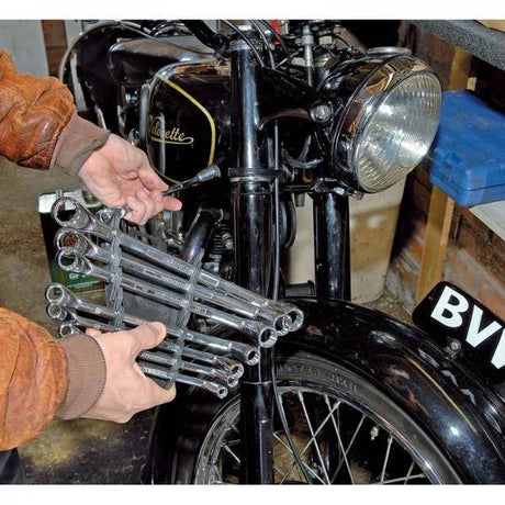 Draper 8 Piece Deep Offset Metric Ring Spanner Set