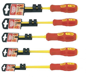 Draper Fully Insulated Plain Slot Screwdriver - 75 X 2.5mm