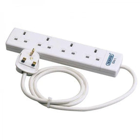 Draper 4 Way 1m Extension Lead