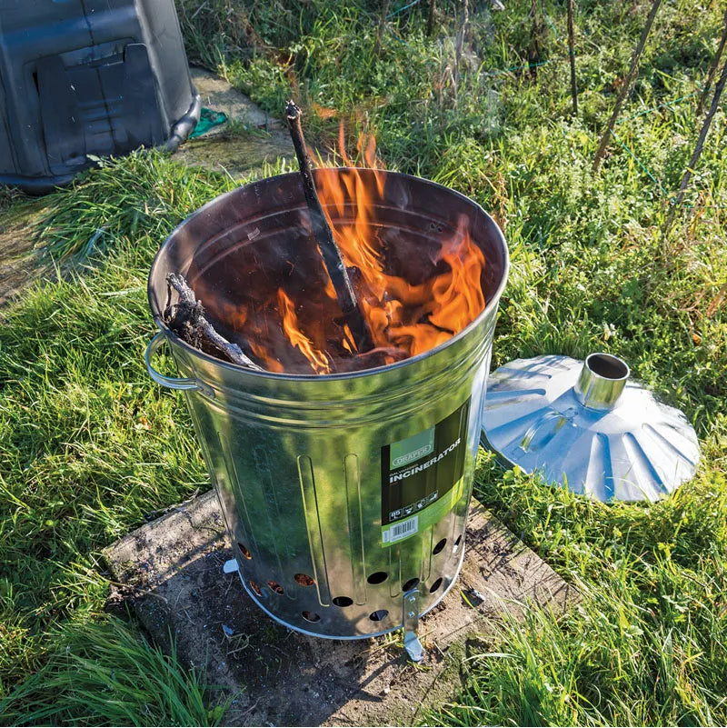 Draper Galvanised Garden Incinerator 85 Litre