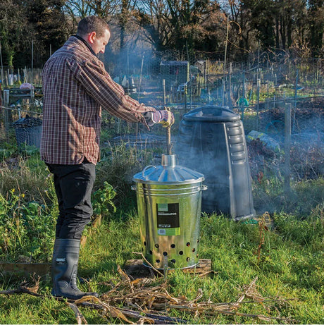 Draper Galvanised Garden Incinerator 85 Litre