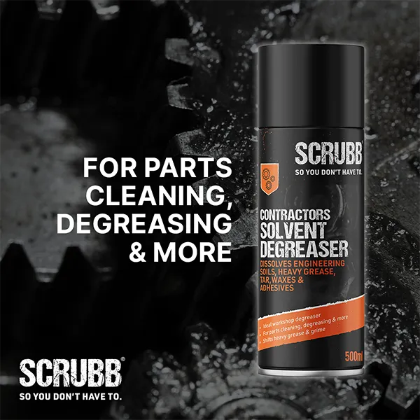 SCRUBB Contractors Solvent Degreaser 500ml