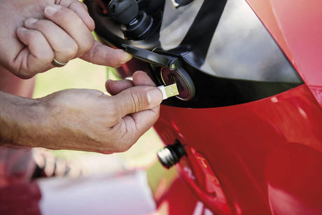 Honda HF2417 HTE Ride-On Lawnmower Electric Tip