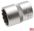 BGS Tools 1/2" Drive Socket 12-Point 21mm