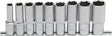 BGS 9-Piece Deep Socket Set 10-24 mm 1/2" Inch Square Drive