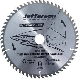 Jefferson 10'' TCT Blade 60T - Versatile High-Quality Sawblade
