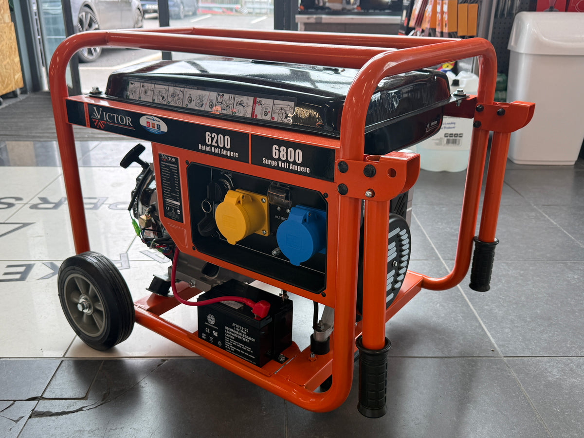 Victor Petrol Powered Generator (6.8KVA) AVR