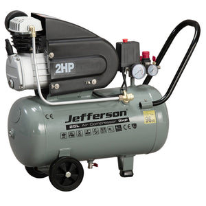 Jefferson 25 litre 2HP 8 bar 230V air compressor