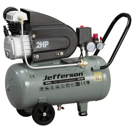 Jefferson 25 litre 2HP 8 bar 230V air compressor