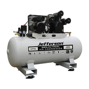 Jefferson 270 litre 4HP industrial air compressor