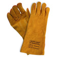 Jefferson 16 inch yellow leather welding gauntlets
