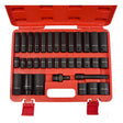 Jefferson 34 Piece 1/2" Impact Socket Set