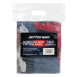 Jefferson 1kg bag of mixed colour cotton rags