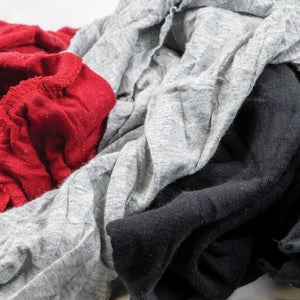 Jefferson 1kg bag of mixed colour cotton rags - view 2
