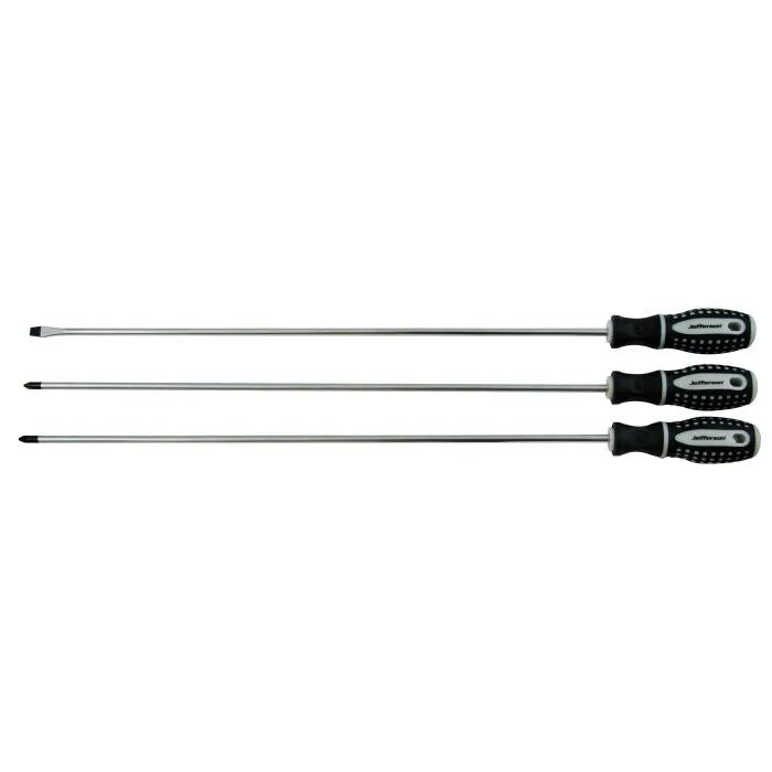 Jefferson 3 Piece Extra Long Screwdriver Set