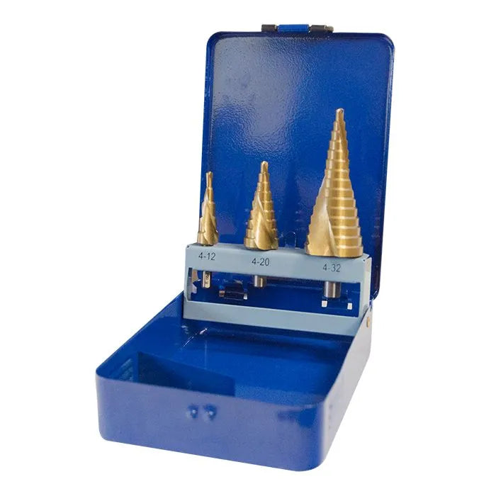 Jefferson 3 Piece HSS Step Drill