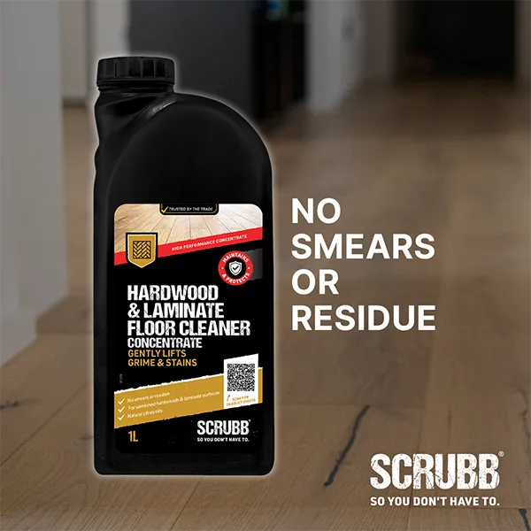 SCRUBB Hardwood & Laminate Floor Cleaner 1L
