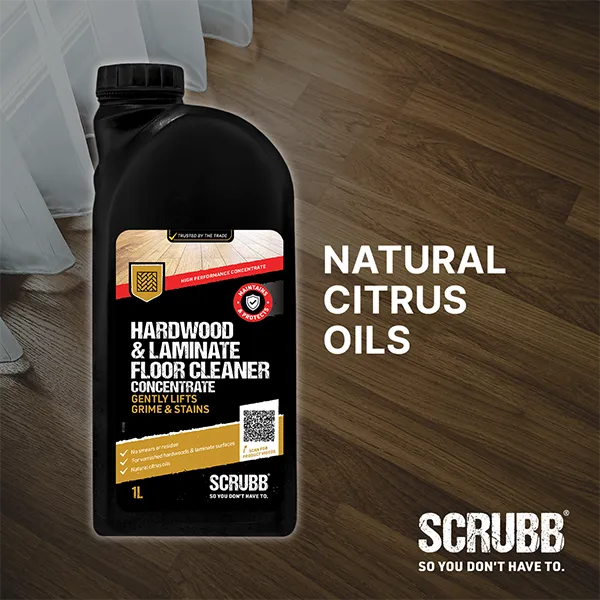 SCRUBB Hardwood & Laminate Floor Cleaner 1L
