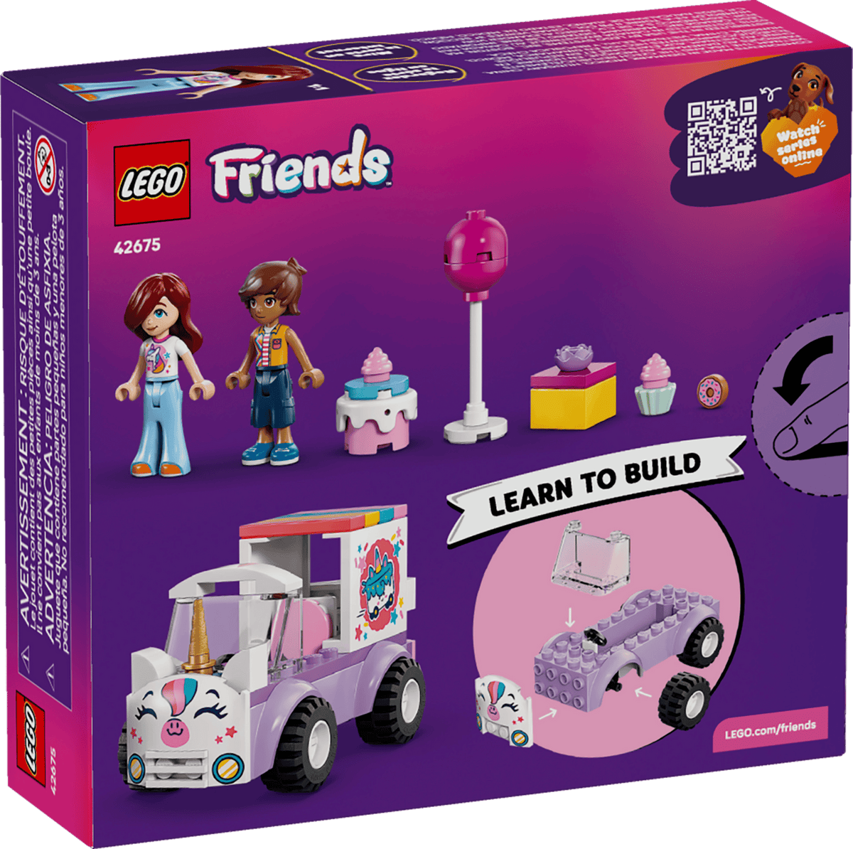 LEGO Friends 42675 Unicorn Cake Delivery Car
