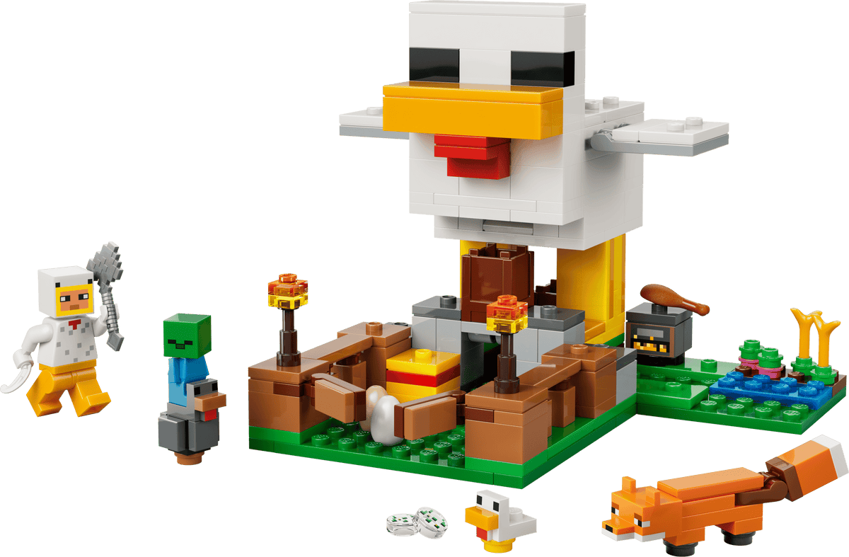 LEGO Minecraft 21585 Chicken Farm Set