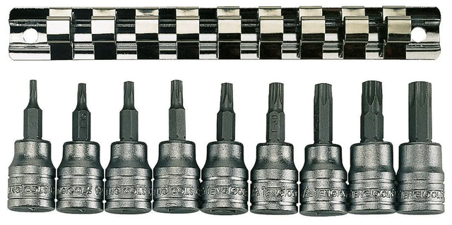 Teng Tools Socker T Set 3/8 Dr 9 Pc Tx