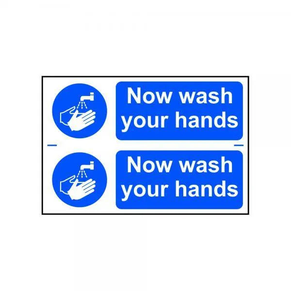 Safety Sign Wash Hands