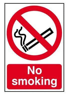 Safety Sign No Smoking