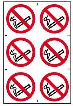 Safety Sign No Smoking 6