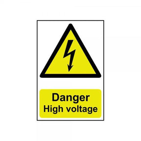 Safety Sign Danger High Voltage
