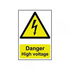 Safety Sign Danger High Voltage