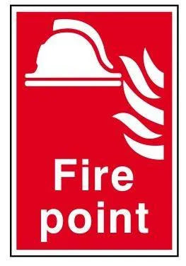 Safety Sign Fire Point