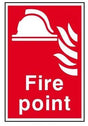 Safety Sign Fire Point